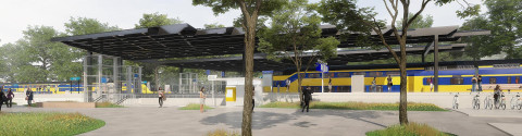 Station Delft Campus - sfeerbeeld 1